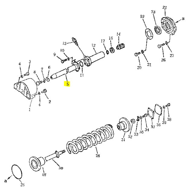 Ось 16Y-40E-03100/16F Ось 16Y-40E-03100/16F