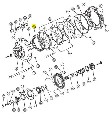 Шестерня 16Y-15-00004 Шестерня 16Y-15-00004