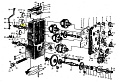 Фланец кардана ZL50G2-03020 (круглый фланец) Фланец кардана ZL50G2-03020 (круглый фланец)