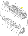 Диск фрикциона 16Y-16-00010 Диск фрикциона 16Y-16-00010