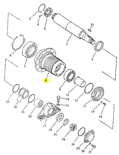 Ступица 16Y-18-00033 Ступица 16Y-18-00033