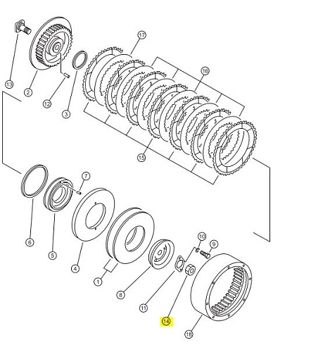 Гайка 16Y-16-00025 VR Гайка 16Y-16-00025 VR