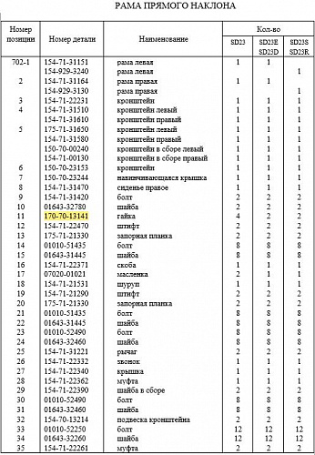 Болт/гайка крепления крышки бугеля 154-71-31420/170-70-13141 Болт/гайка крепления крышки бугеля 154-71-31420/170-70-13141