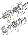 Диск фрикционный КПП 16Y-15-03000/424-15-12710 Диск фрикционный КПП 16Y-15-03000/424-15-12710