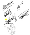 Шестерня привода насоса 6691-21-4321 Шестерня привода насоса 6691-21-4321